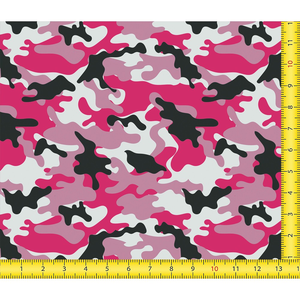 Printed Pattern HTV 052 Pink Camo